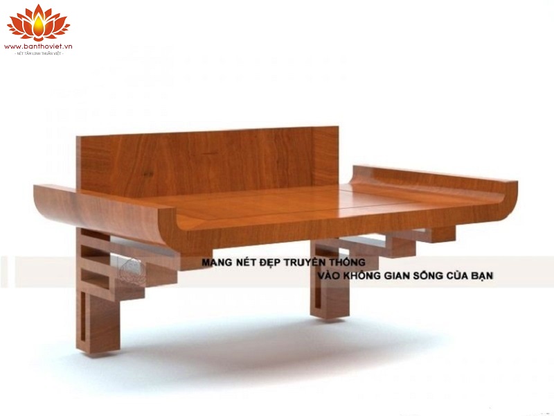 Bàn thờ treo tường gỗ sồi BTTT-07 giá tốt nhất