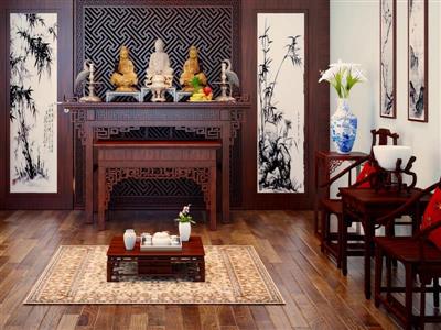 Mẫu phòng thờ cho biệt thự BTVPT-04