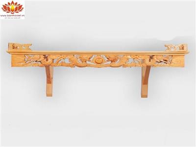 Bàn thờ treo tường gỗ sồi BTTT-08