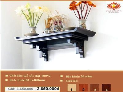 Mẫu bàn thờ treo BT-010